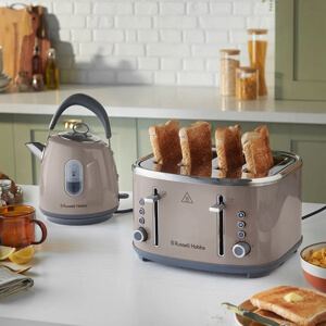 Russell Hobbs Stylevia Mocha 4 Slice Toaster